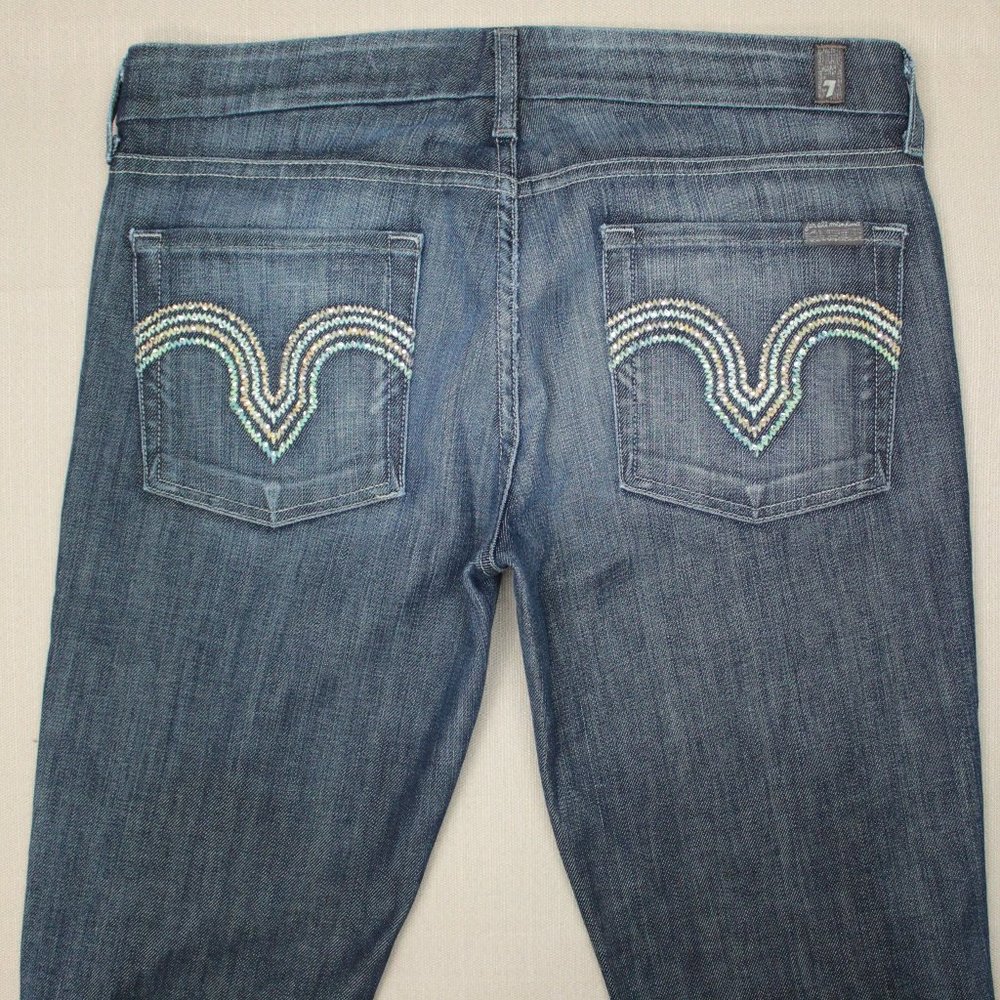 7 For All Mankind Kate Straight Leg Jeans Size 31